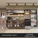 Ver imagem 6 de Armário de Cozinha Completa 293cm Rustic/Branco Emilly Madesa 10