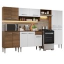 Ver imagem 3 de Armário de Cozinha Completa 293cm Rustic/Branco Emilly Madesa 10