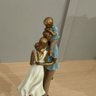 Família com 3 Meninos Escultura Decorativa Estatueta Resina - 4