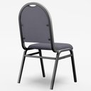 Ver mais imagens de Kit 10 Cadeiras Hoteleiras Auditório Empilhável Sintético M23 Cinza - Mpozenato