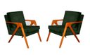 Ver imagem 1 de KIT 2 POLTRONA DECORATIVA MONA LUXO - 0130 Verde Musgo
