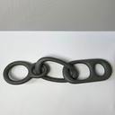 Ver imagem 6 de Escultura Elos em Polirresina Preto Mart 55cm
