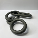 Ver imagem 5 de Escultura Elos em Polirresina Preto Mart 55cm