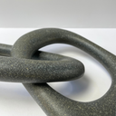 Ver imagem 4 de Escultura Elos em Polirresina Preto Mart 55cm