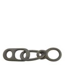 Ver imagem 1 de Escultura Elos em Polirresina Preto Mart 55cm