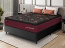 Ver imagem 1 de Conjunto Cama Box c/ Molas Ensacadas Toronto Vermelho Casal 138x188x66