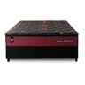Conjunto Cama Box c/ Molas Ensacadas Toronto Vermelho Casal 138x188x66 - 6