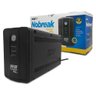 Nobreak 1000va Nhs Compact Plus 4, Bivolt Aut., S/120v, Bat. 2x7ah/12v, 8 Tomadas - 90.b1.a01000 - 1