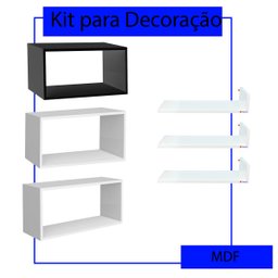 Nicho Decorativo para Quarto Sala e Coleções Funko Kit 6 Pçs - 3