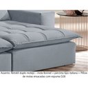 Ver imagem 4 de Sofá Retrátil e Reclinável Orion 1,80m 02 Lugares Mola Ensacada Txr
