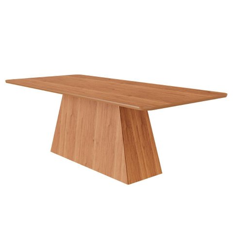 Mesa de Jantar para 8 Lugares Retangular 2,10 X 1,0 M Tampo de Mdf Helena Cimol Cinamomo