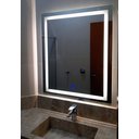 Ver imagem 2 de Espelho Retangular Grande Jateado com Led 60x80 4mm, Decoração, Banheiro, Maquiagem:led Branco Neutr