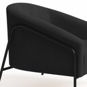 Ver imagem 7 de Poltrona Sala Industrial Alta Preto Stella Suede D03 - D’Rossi