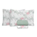 Ver imagem 1 de Jogo de Cama Queen Size Algodão 200 Fios 4 Peças Estampado