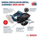 Ver imagem 6 de Serra Circular Bosch GKM18V-50 Sem baterias e carregador