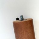 Ver imagem 5 de Kit 2 Mesas Laterais de Canto Monopé com Tampo Orgânico Branco