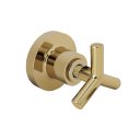 Ver imagem 1 de Acabamento para Registro Banheiro Chuveiro Trizeta Dourado Brilhante Padrão Deca 1/2" - 3/4" ou 1"