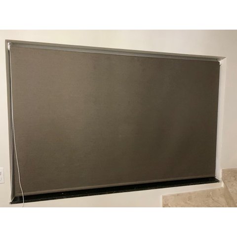 Persiana Rolo Translúcida Breeze Marrom 180 (L) x 160 (A) cm Cortina Screen Solar 1,80 X 1,60
