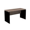 Ver imagem 7 de Escrivaninha Mesa Escritório Diretor PE40 120cm Walnut e Preto Marrom