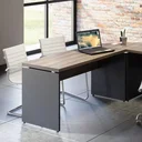 Ver imagem 2 de Escrivaninha Mesa Escritório Diretor 134x60cm PE40