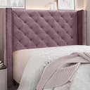 Ver imagem 5 de Cabeceira Decorativa King Size 2,19M Loewe Uva - Gran Belo