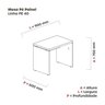 Mesa para Escritório 90cmx60cm Pe40  - 3