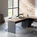 Ver imagem 3 de Escrivaninha Mesa Escritório Diretor 170x70cm PE40