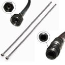 Ver imagem 1 de Engate Rabicho Monocomando Par Mangueira Flexivel Misturador Agua Torneira Pia Cuba Balcao Quente Fr