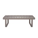 Ver imagem 2 de Mesa de Centro Catteli Retangular Alumínio 100cm Cinza Nossa Kasa