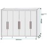 Guarda-Roupa Casal Europa Palermo com 6 Portas e 6 Gavetas - 3