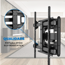 Ver imagem 6 de Suporte Triarticulável para Tv Led 43" Á 85'' Ft-84100 Fixatek Ft-6448p