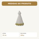 Ver imagem 4 de Nossa Senhora Aparecida Baby 15cm com Pérolas Gesso