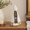 Ver imagem 6 de Nossa Senhora Aparecida Baby 15cm com Pérolas Gesso