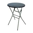 Ver imagem 1 de Mesa Bistrô Dobrável Preto Tampo Plástico Estrutura Aço 80cm Nautika