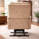 Ver mais imagens de Poltrona Massageadora Elétrica Reclinável Repouso Descanso Papai Elevação Aurora Massagem Linho