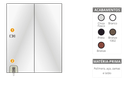 Ver imagem 5 de Kit 04 para Montagem de Janela de Correr 2 Folhas Bronze 1002