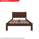 Ver imagem 6 de Cama Casal Madeira Maciça Lara 