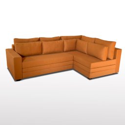 Sofá de Canto SFC_MA 013 que se Transforma em Sofá Cama de Casal Resistente e Confortável em Sarja 1 - 2