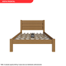 Cama Casal Madeira Maciça Lara  - 6
