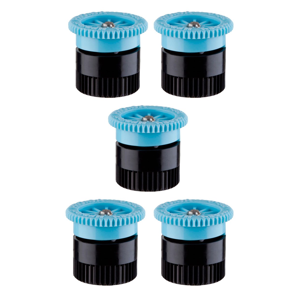 Kit 5 Bocal Ajustável 6A Para Aspersor Hunter Pro Spray Azul - 1
