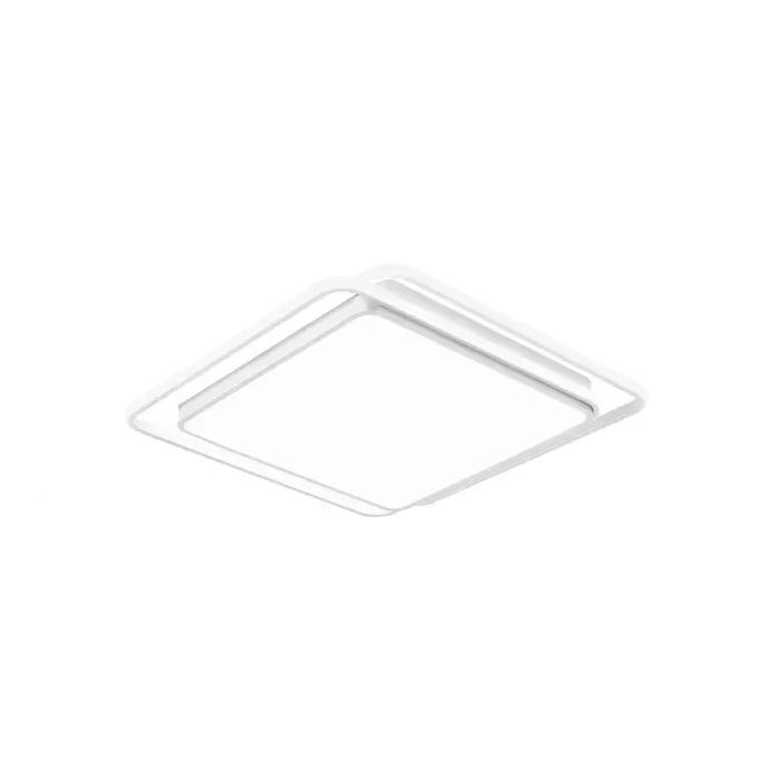 Ver imagem 2 de Plafon Hoop Quadrado 72w Multicolor Bivolt Branco