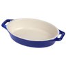 Travessa Oval em Cerâmica 33cm Staub Azul - 1
