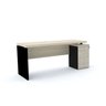 Mesa para Escritório Estação de Trabalho 4 Gavetas com Chave - 2