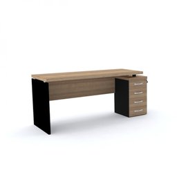 Mesa para Escritório 4 Gavetas Pe40   - 2