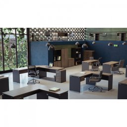 Mesa para Escritório 3 Gavetas Pe40   - 4