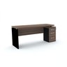 Mesa para Escritório Estação de Trabalho 3 Gavetas com Chave - 2