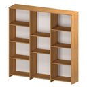 Ver imagem 3 de Kit com 1 Estante Livreiro 11 Nichos Odelia e 1 Estante Modular 4 Nichos Calum