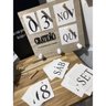 Calendário Decorativo de Parede com Portas Chave:branco - 3