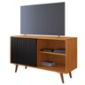 Rack Carinho para Tv até 43 Polegadas Portas Ripada Jcm Movelaria - 1