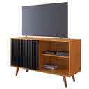 Ver imagem 1 de Rack Carinho para Tv até 43 Polegadas Portas Ripada Jcm Movelaria